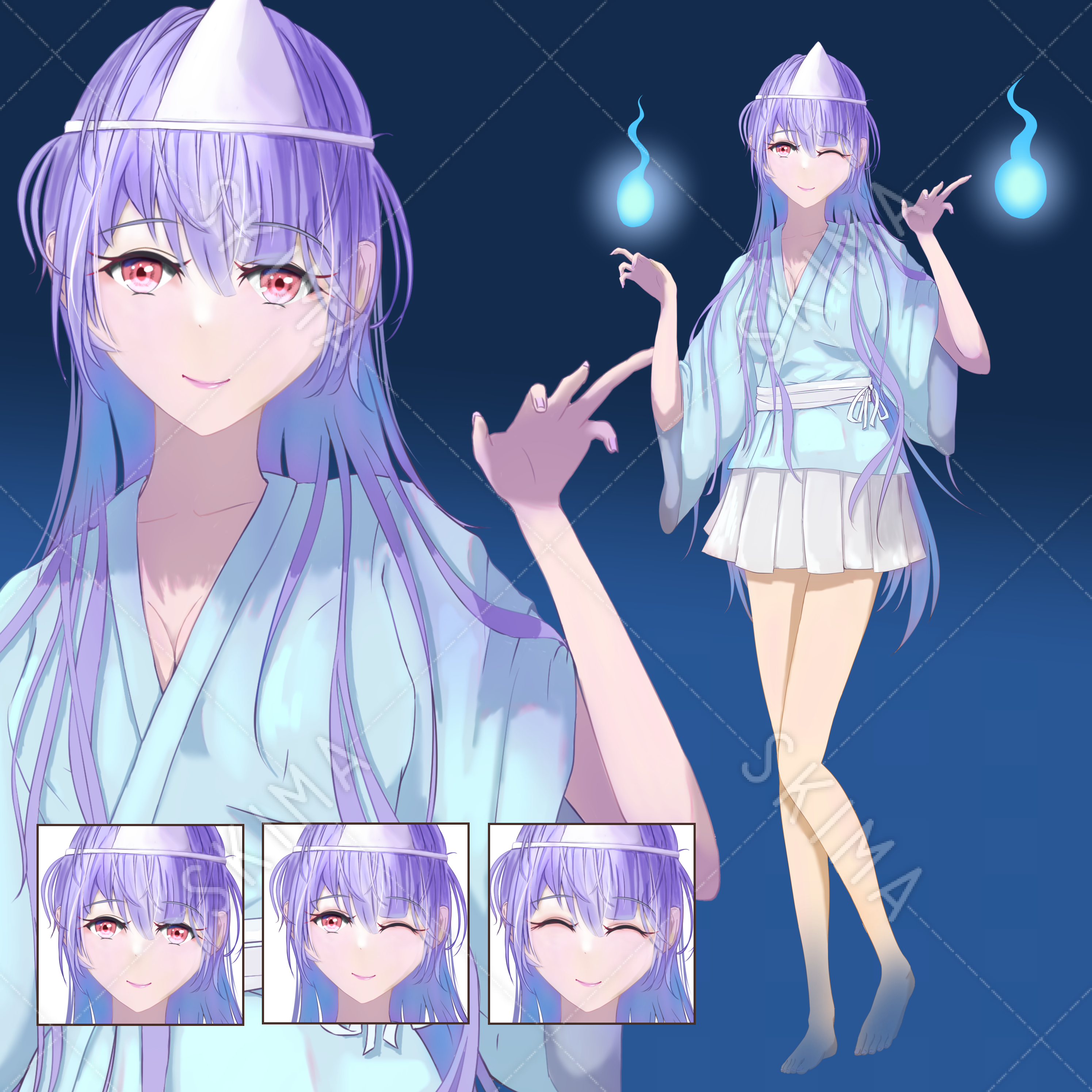 幽霊の女の子 差分3 スキマ スキルのオーダーメイドマーケット Skima