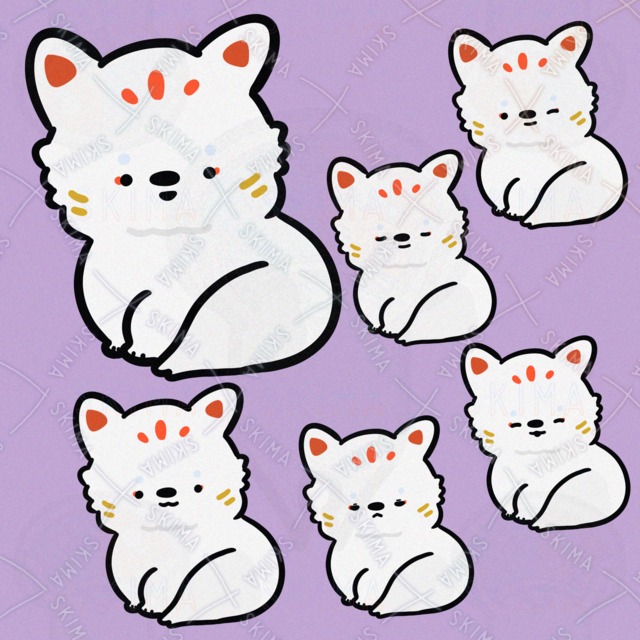 Image of Fox-Faced Beast (6 Expressions)