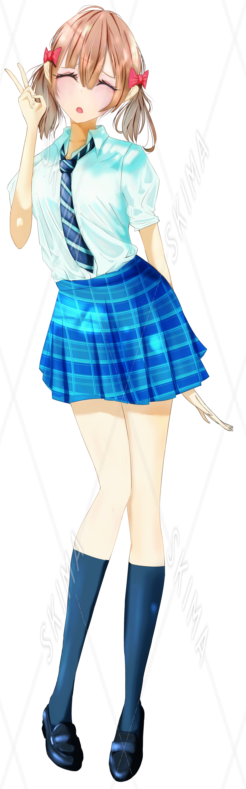 天然系二つ結びの女子高生 差分7 特別値引き中 スキマ スキルのオーダーメイドマーケット Skima