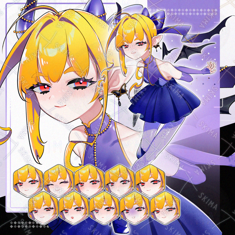 【専用】お値下げは値下げ機能でスマイル様 💛9/30までお値下げ【表情10種】小悪魔な女の子 | SKIMA（スキマ）