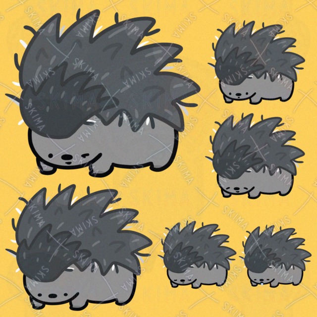 Image of Yamaarashi with Severe Bedhead (6 Expressions)