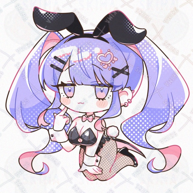 Image 2 of Bunny Girl (Chibi Style) with Transparent Background