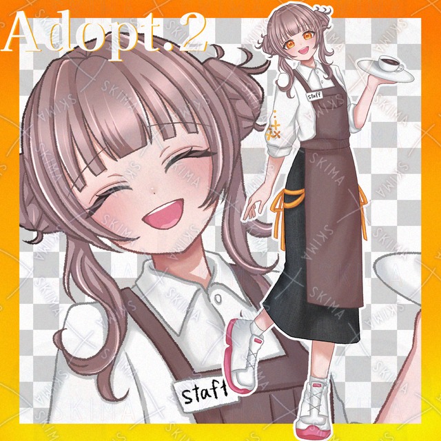 Image of Limited-Time Price: adopt.2 – The Female Waitress at the Café