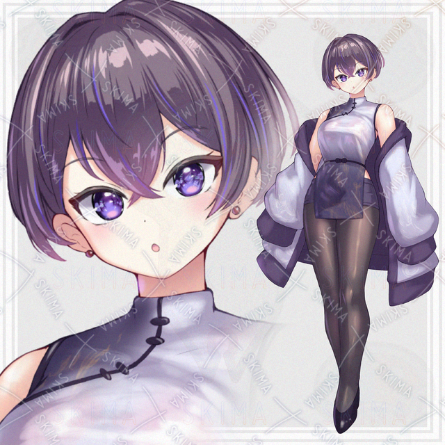 Image of 10 Expressions: Girl with Short Hair