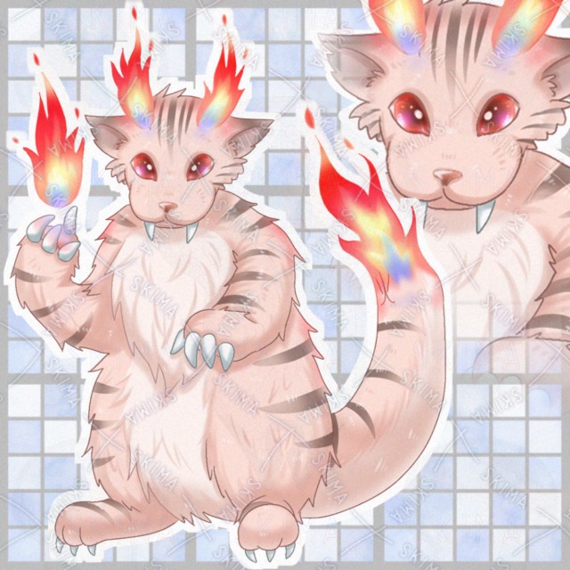 Image of 5 Expressions: Fire-Attribute Beast