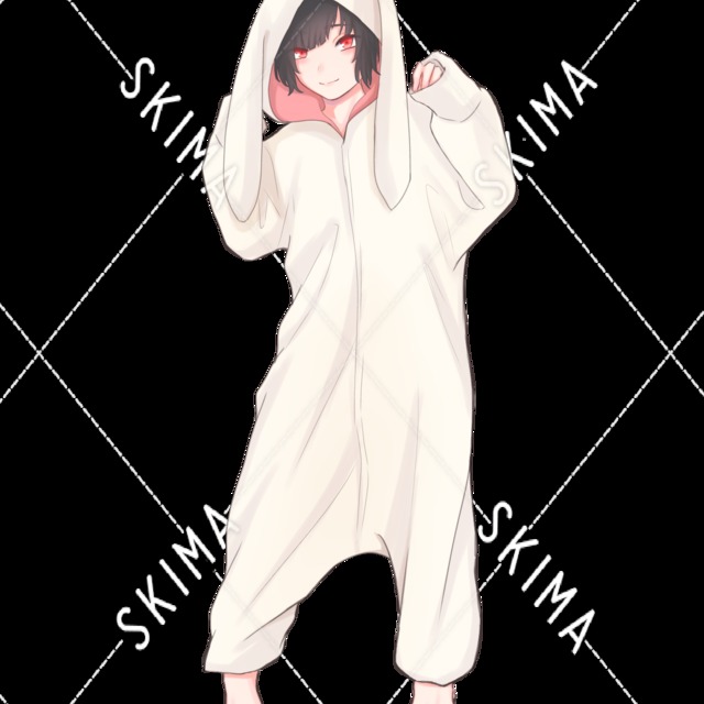 うさぎパーカー 中性的 スキマ スキルのオーダーメイドマーケット Skima