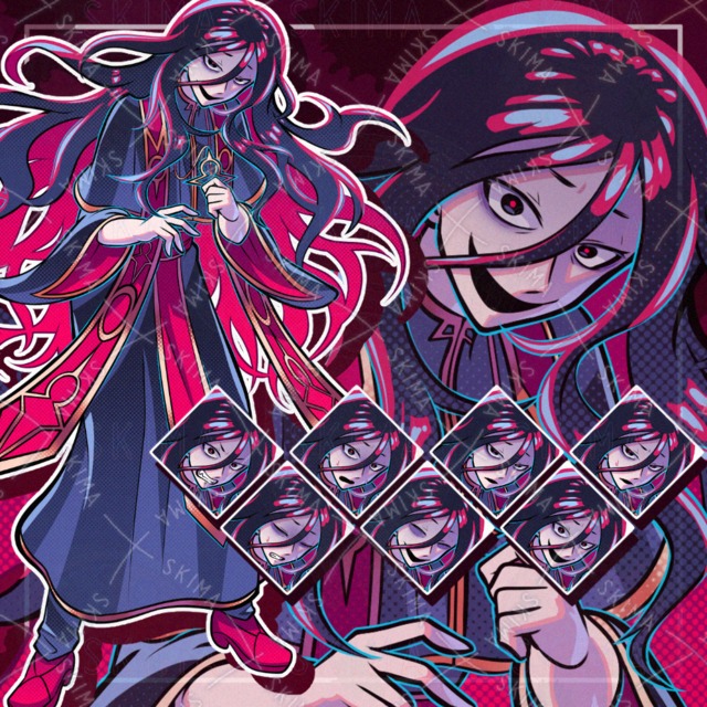 Image of 8 Expressions: Suspicious Male Cult Leader