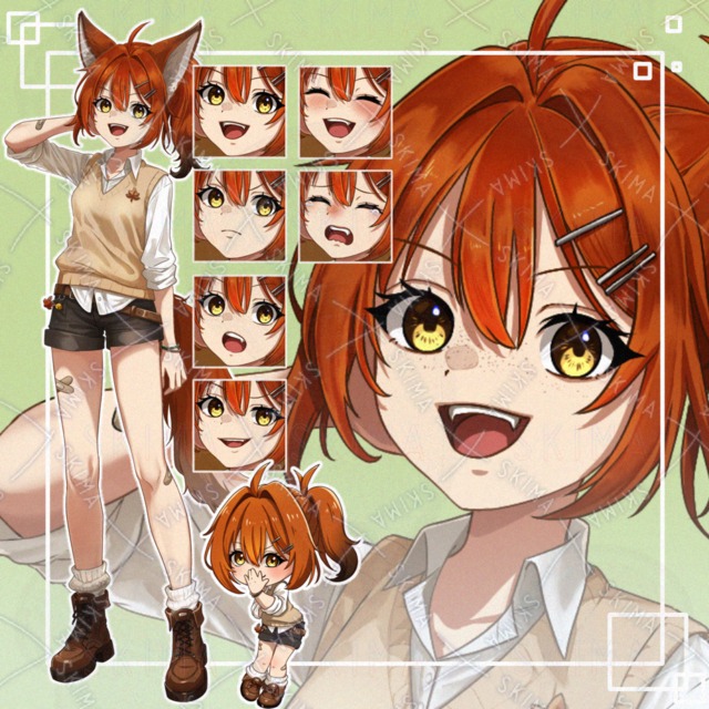 Image of SD & Adopt with Ear and Tail Variations