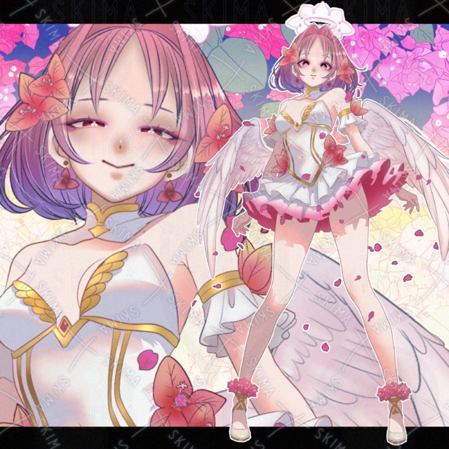 花の天使【表情8種】