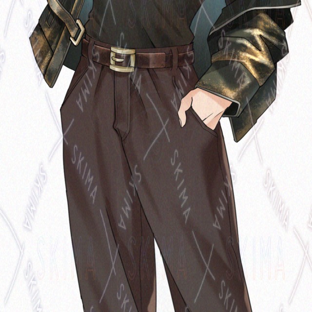 Image 5 of Male Character Art with 5 Expressions (Neutral, Smiling, Sad, Angry, Surprised)