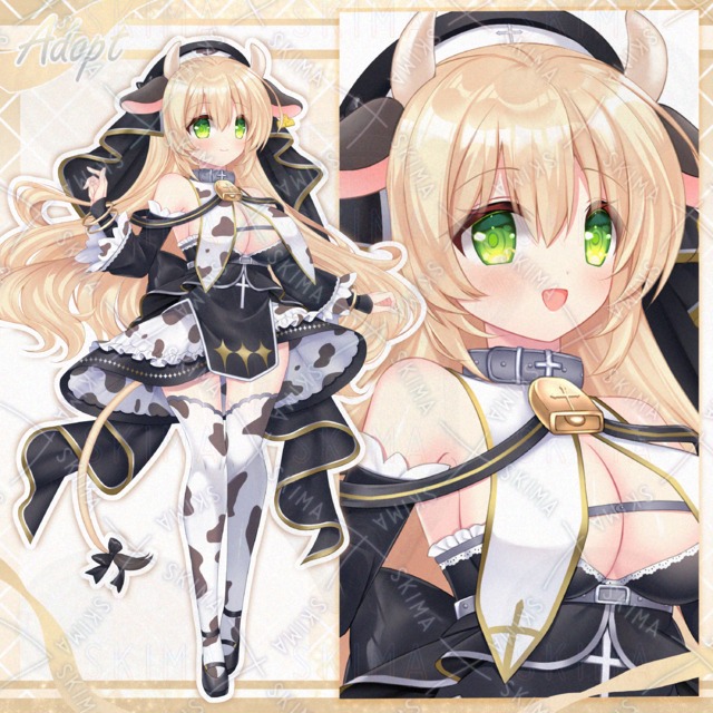 Image of Cow Sister – Print Variations & Decorative Parts