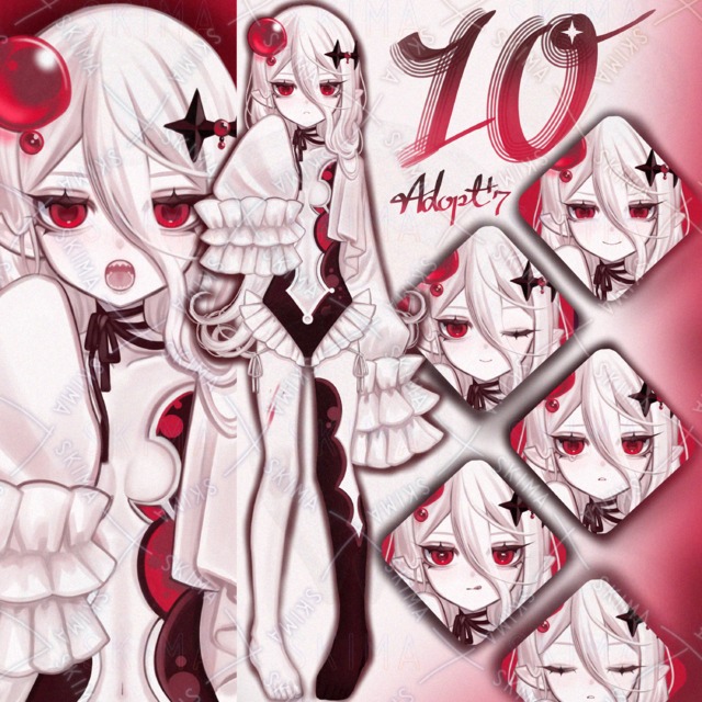 Image of 10 Expressions: Vampire Girl