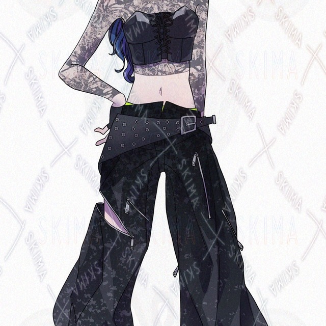 女性キャラ立ち絵