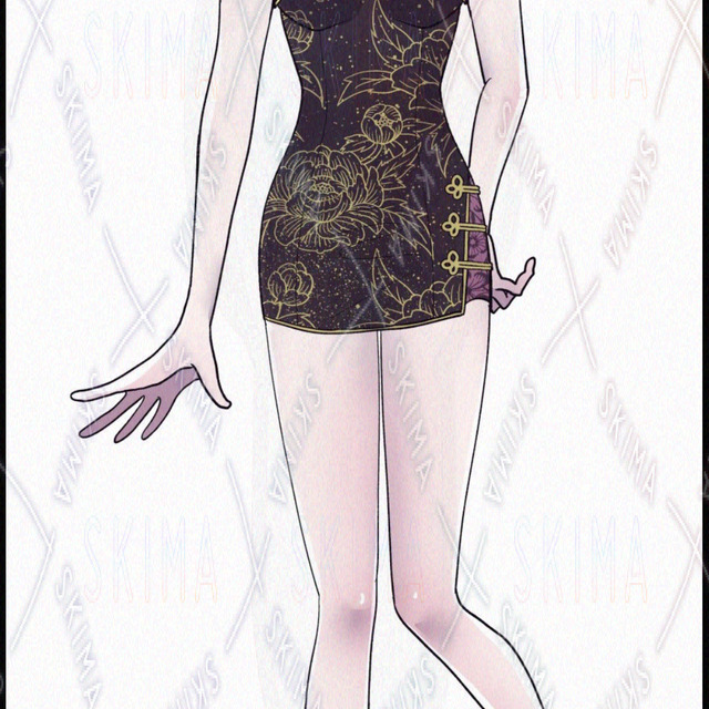チャイナ服風の女の子
