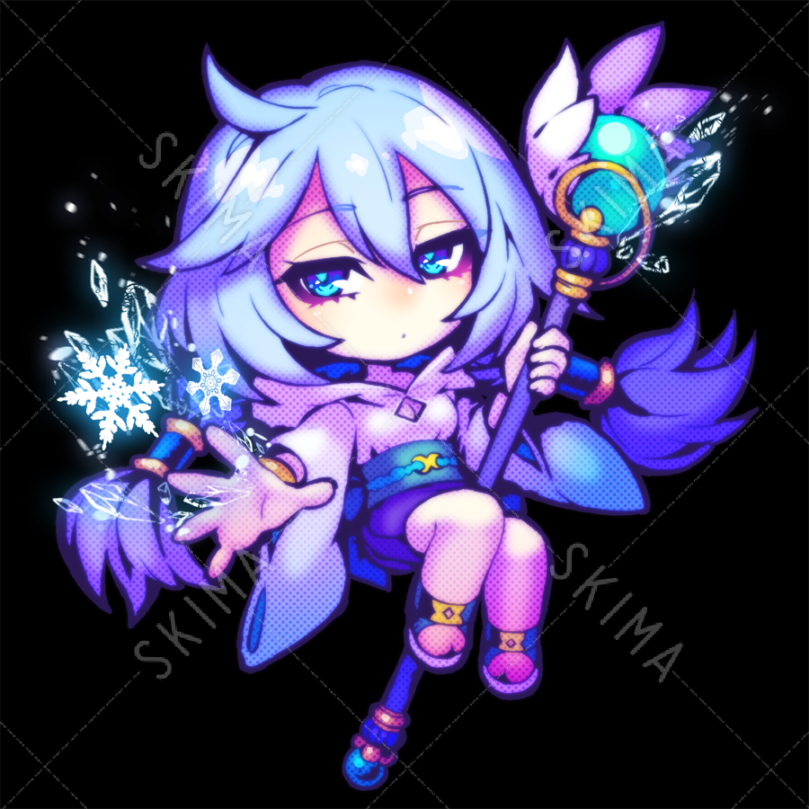 ちびキャラ 魔法使い女01 スキマ スキルのオーダーメイドマーケット Skima