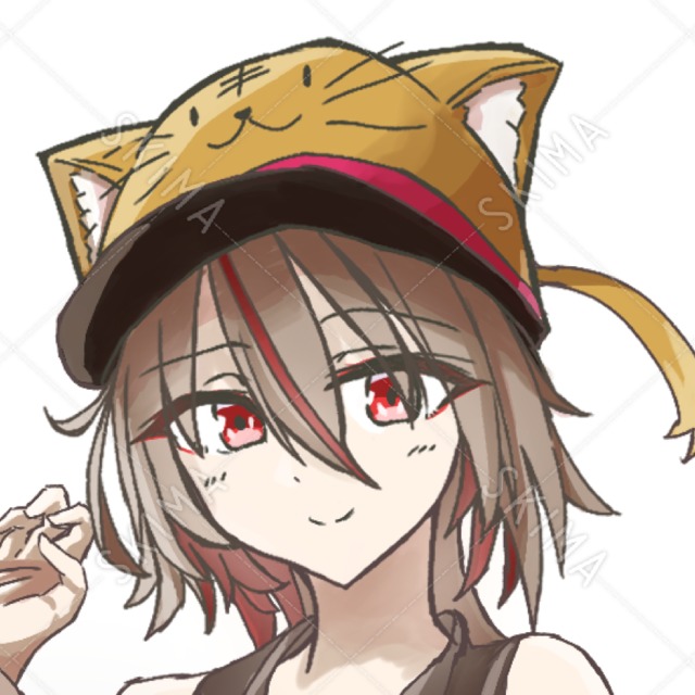 猫帽子の少女【表情差分4種】