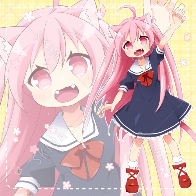 猫耳セーラーワンピの女の子 スキマ スキルのオーダーメイドマーケット Skima