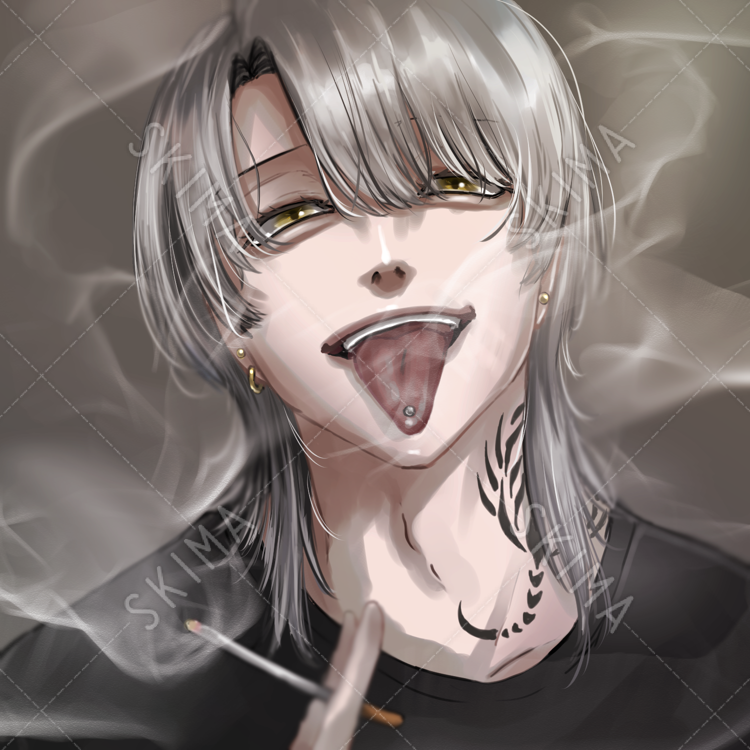 喫煙 タトゥー ピアス 男性 スキマ スキルのオーダーメイドマーケット Skima