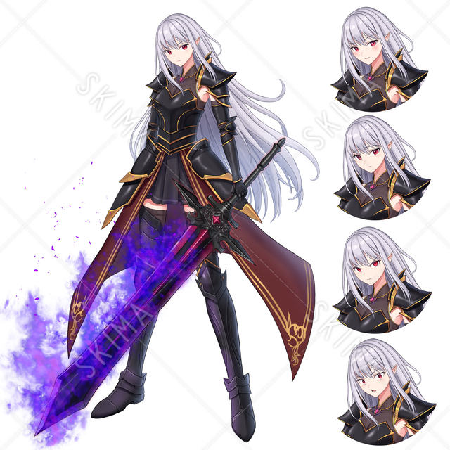 悪魔姫　表情5種