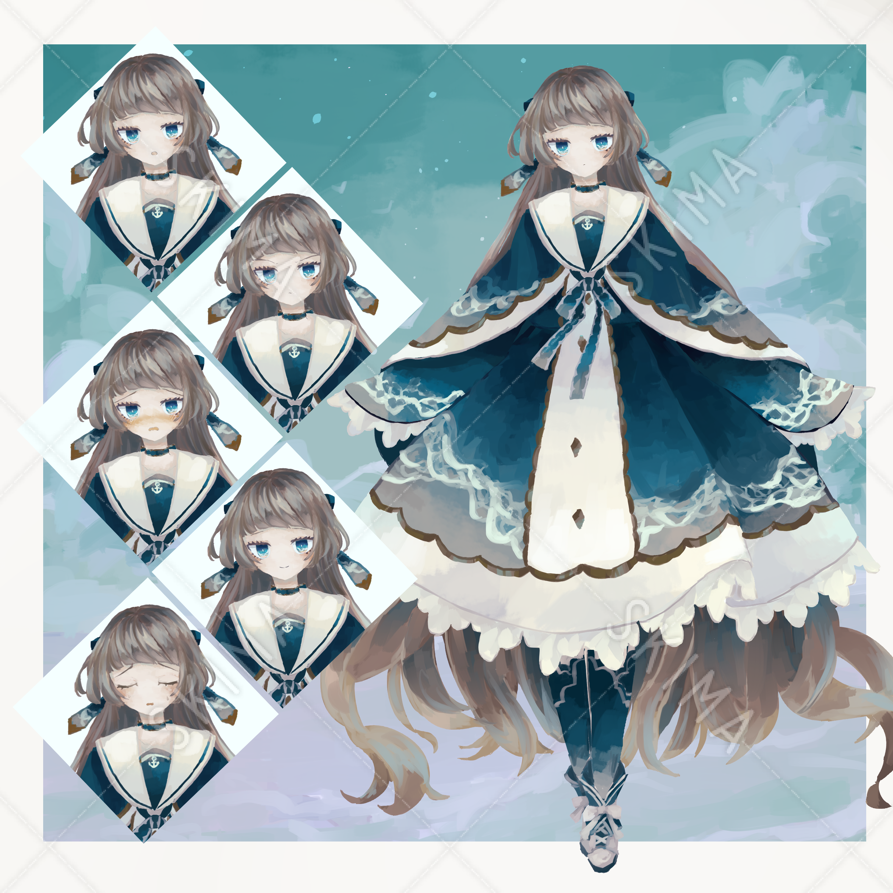 海モチーフの子 スキマ スキルのオーダーメイドマーケット Skima