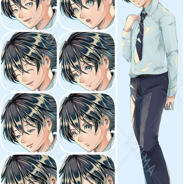 落ち着いた雰囲気な男の子