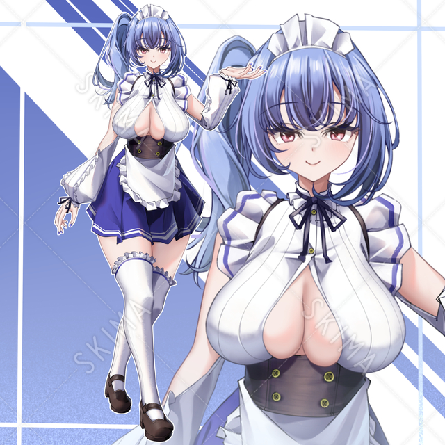 【表情７種】メイドさん