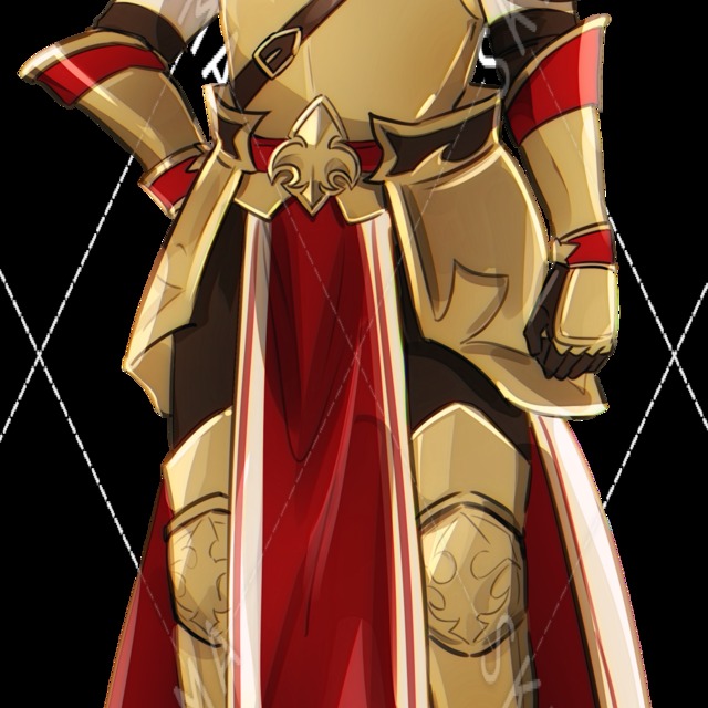 金鎧を着た騎士の男性 スキマ スキルのオーダーメイドマーケット Skima