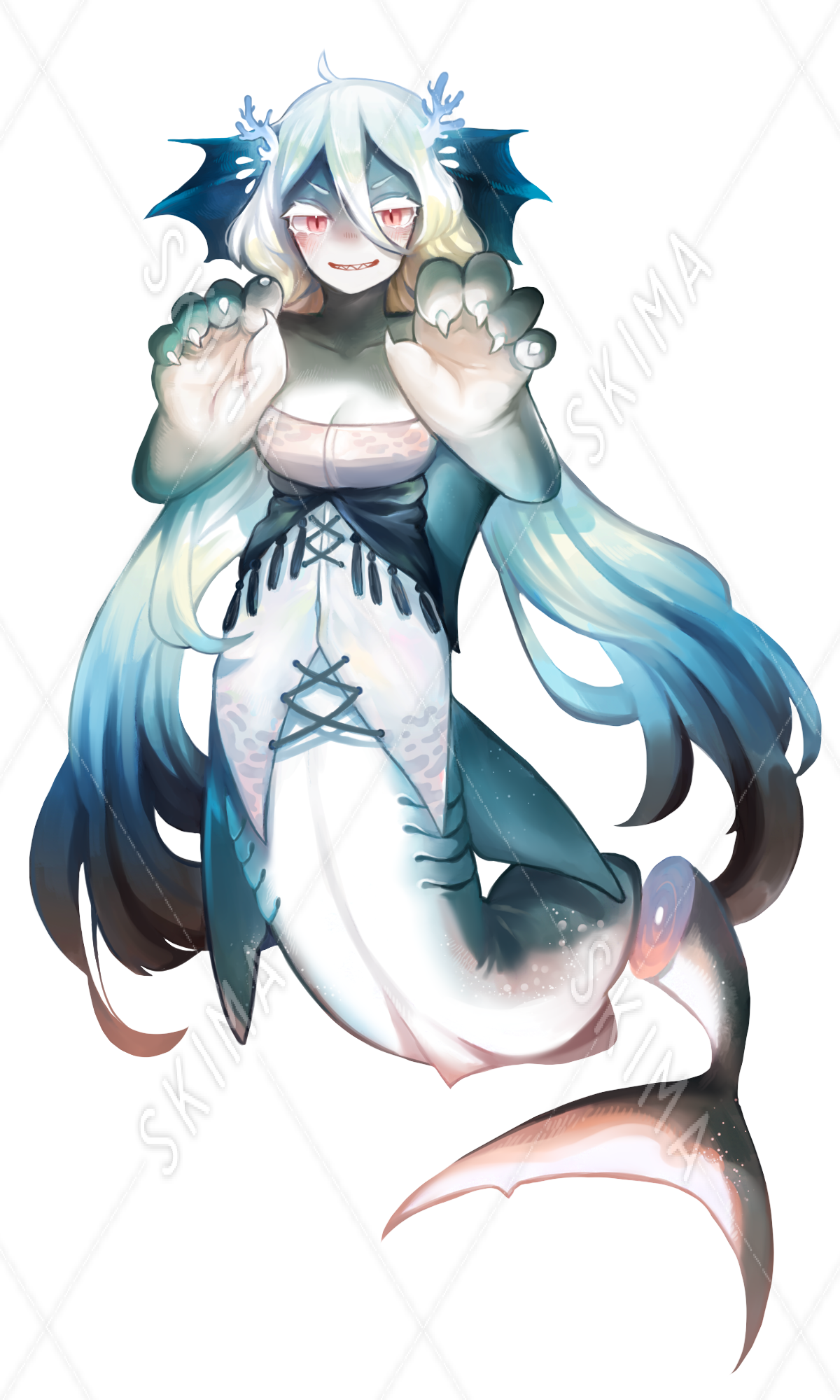 サメ系人魚 スキマ スキルのオーダーメイドマーケット Skima