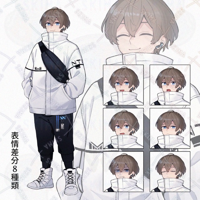 【12/15まで限定値下げ】モノクロファッション・青年