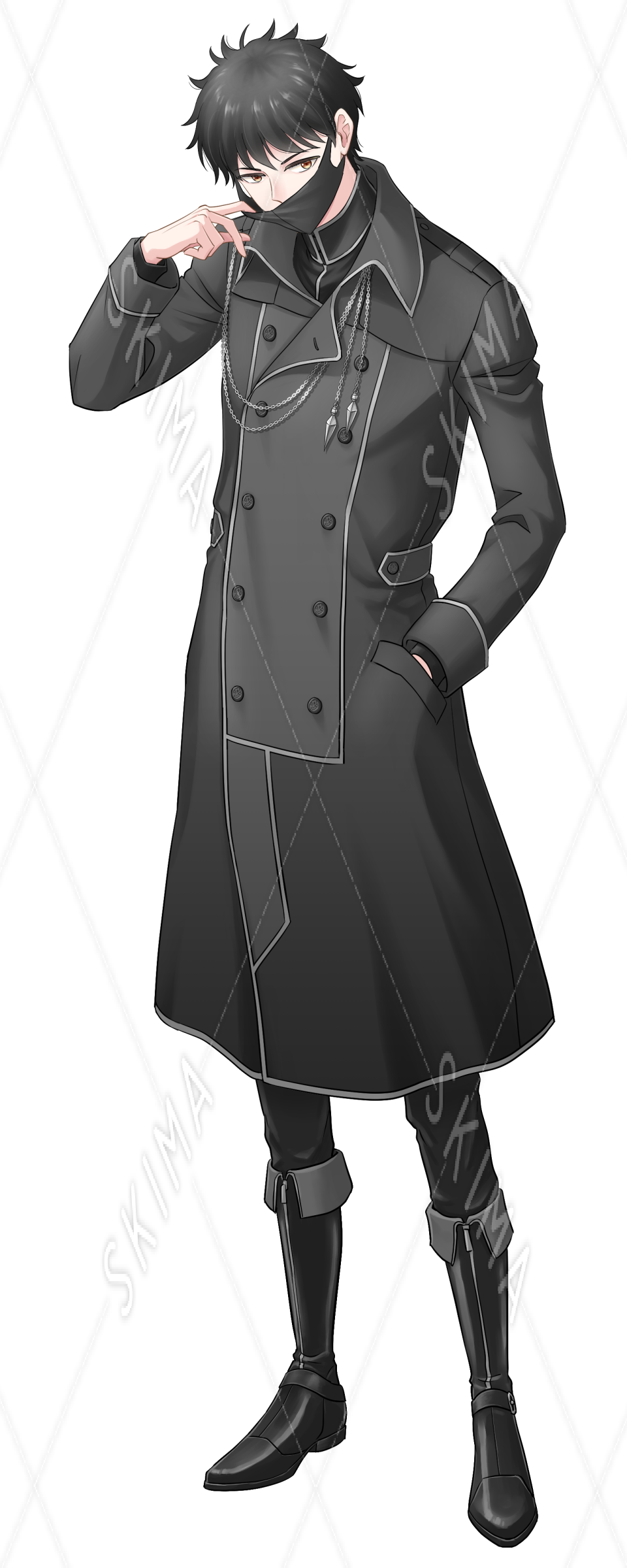 10 26まで値下げ 軍服風コートの男性 スキマ スキルのオーダーメイドマーケット Skima