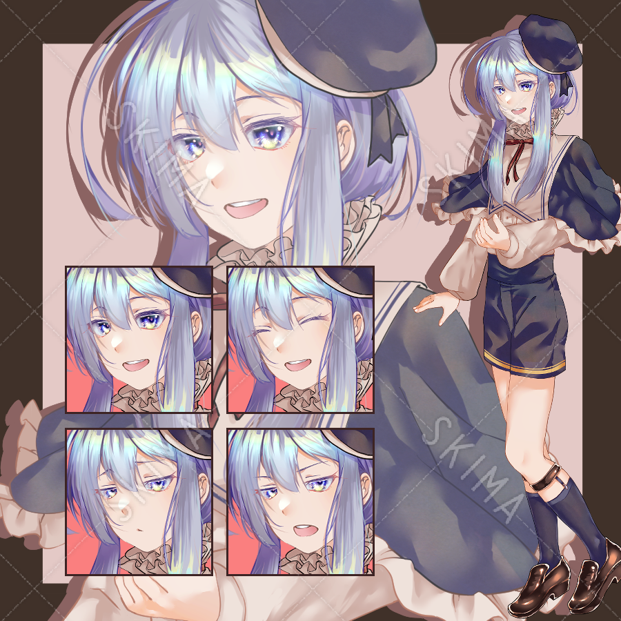 聖歌隊風の少年 表情4種 スキマ スキルのオーダーメイドマーケット Skima