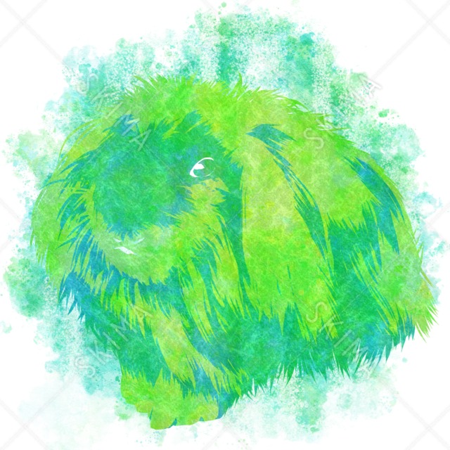 †アイコンシリーズ†ふさふさウサギ