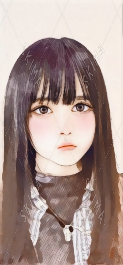 イラスト販売 女の子 アイコン 普通な感じ スキマ スキルのオーダーメイドマーケット Skima