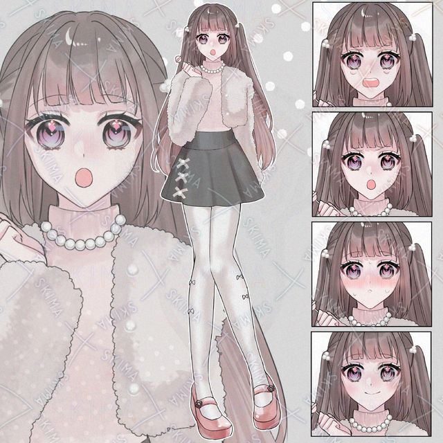 ハーフツインの女の子