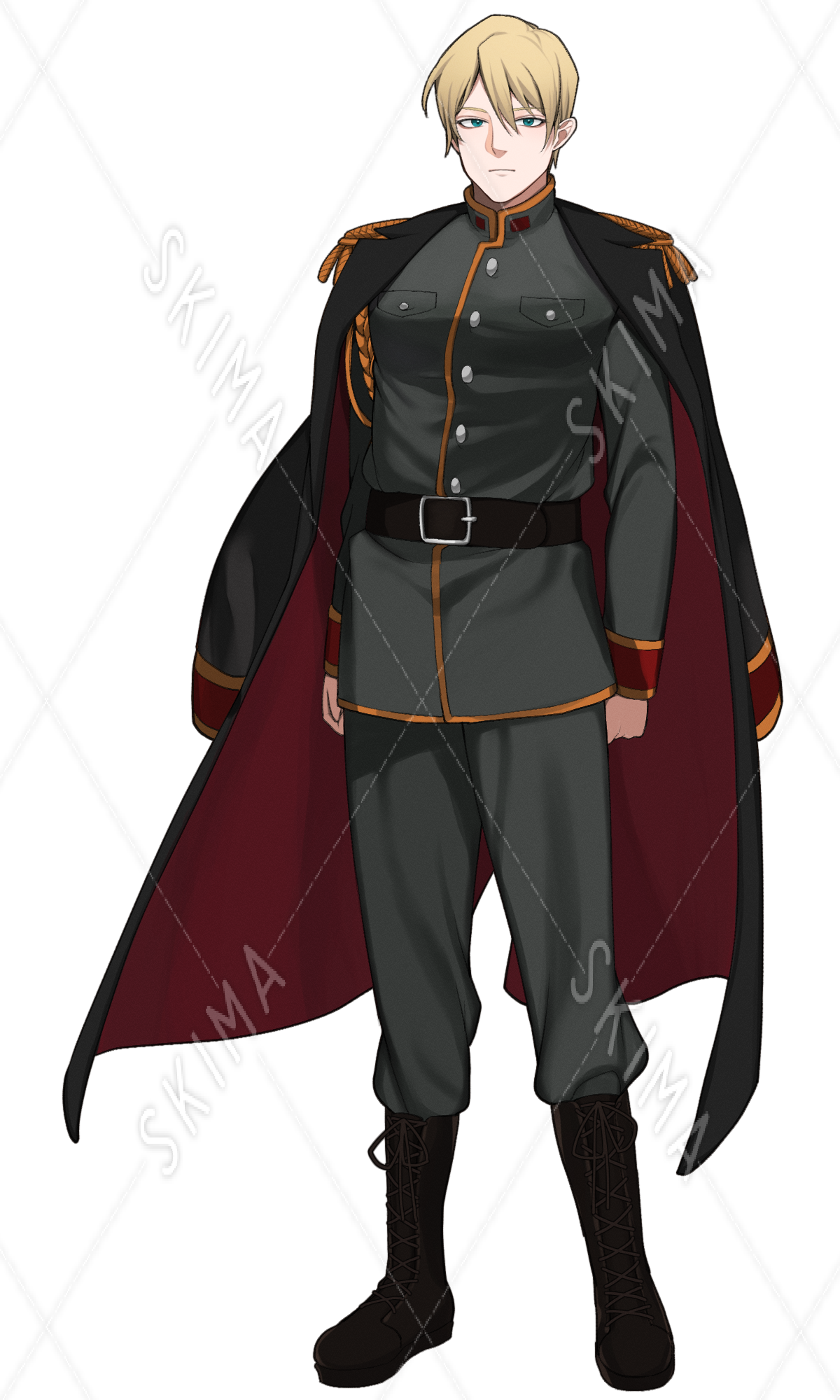 軍服 エルフな男性 耳2種 表情5種 スキマ スキルのオーダーメイドマーケット Skima