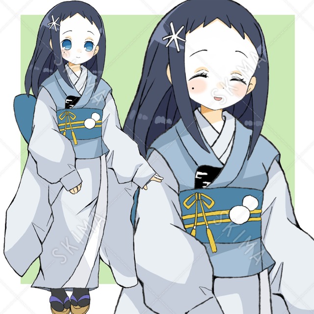 雪ん娘【表情５種】