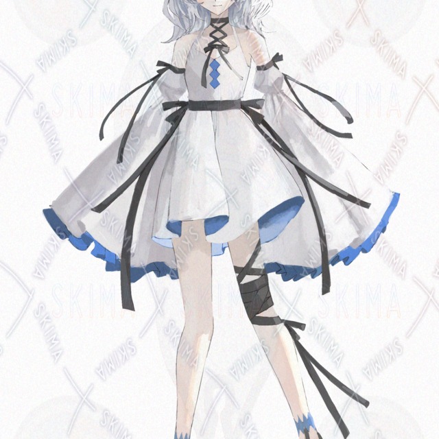 Girl with white hair 的商品圖片第 8 張