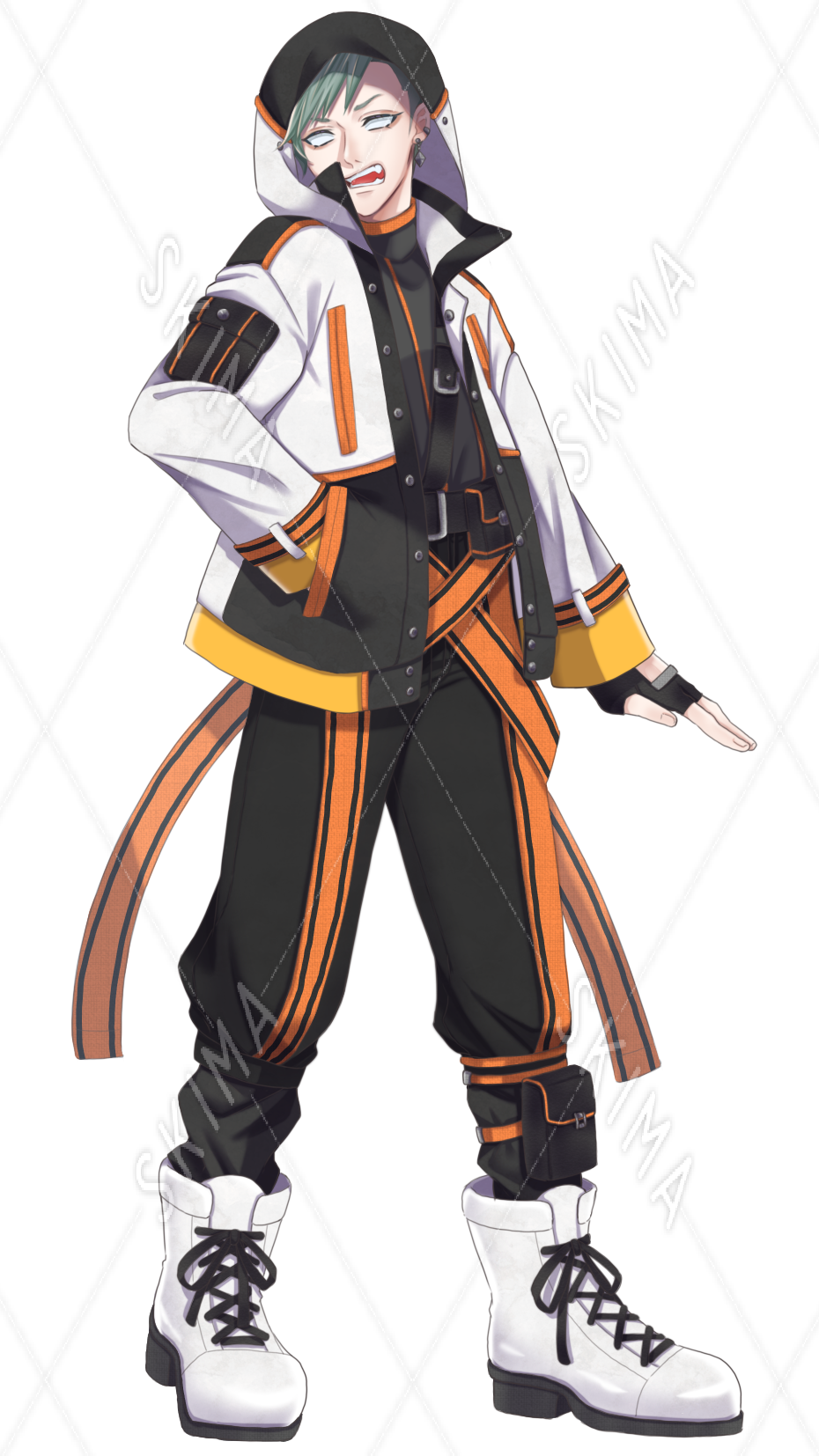 サイバーパンク風 サバイバル 短髪男子 スキマ スキルのオーダーメイドマーケット Skima