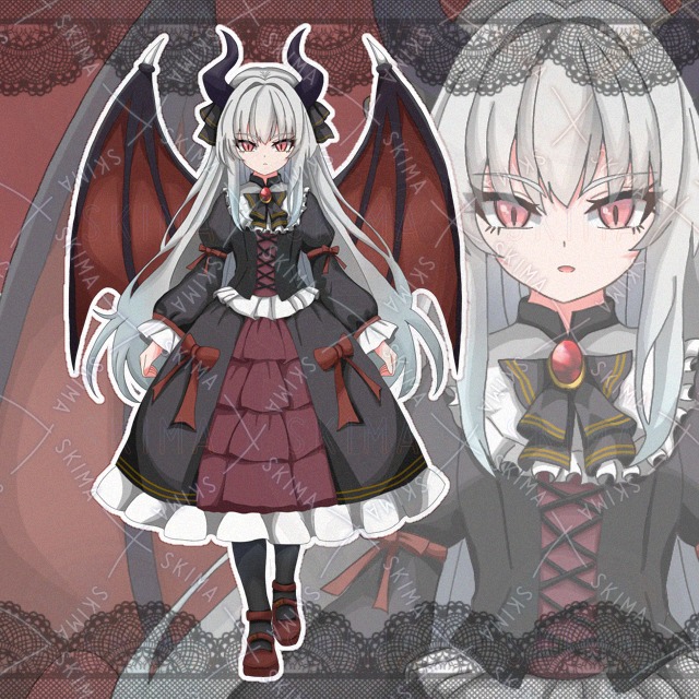 【表情差分10種】悪魔系少女