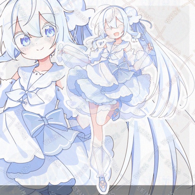 クラゲモチーフの女の子