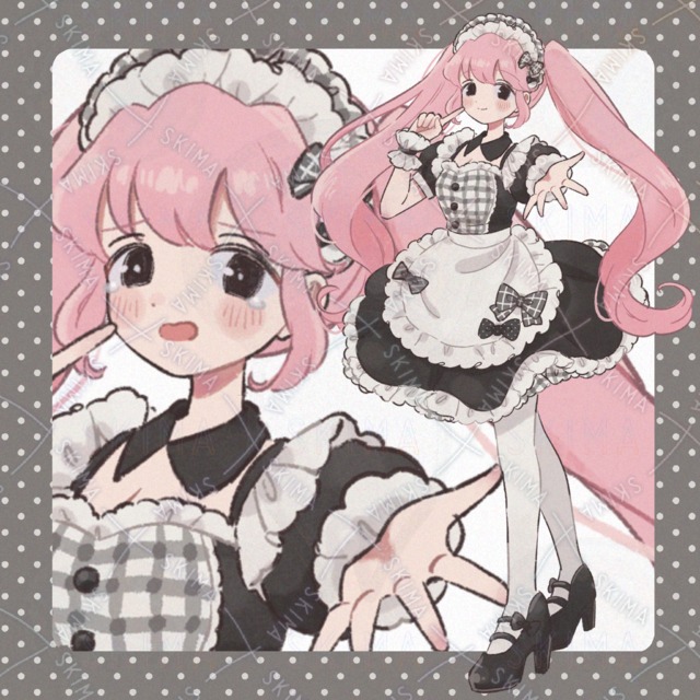 メイド【表情6種】