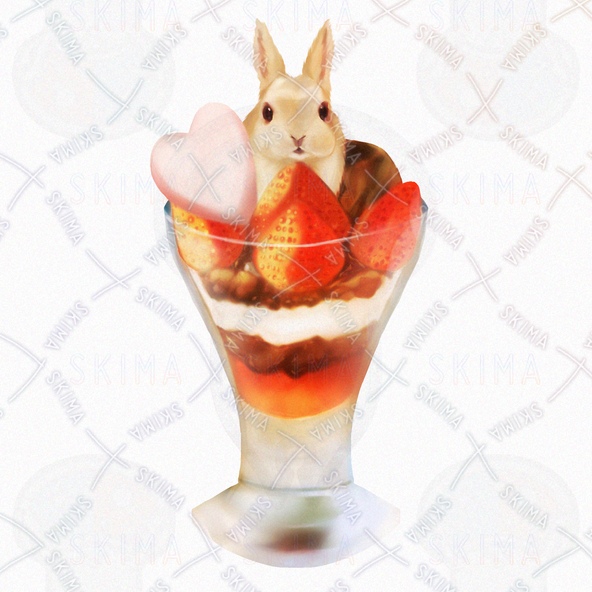 うさぎ♡パフェ うさぎパフェ | SKIMA（スキマ）