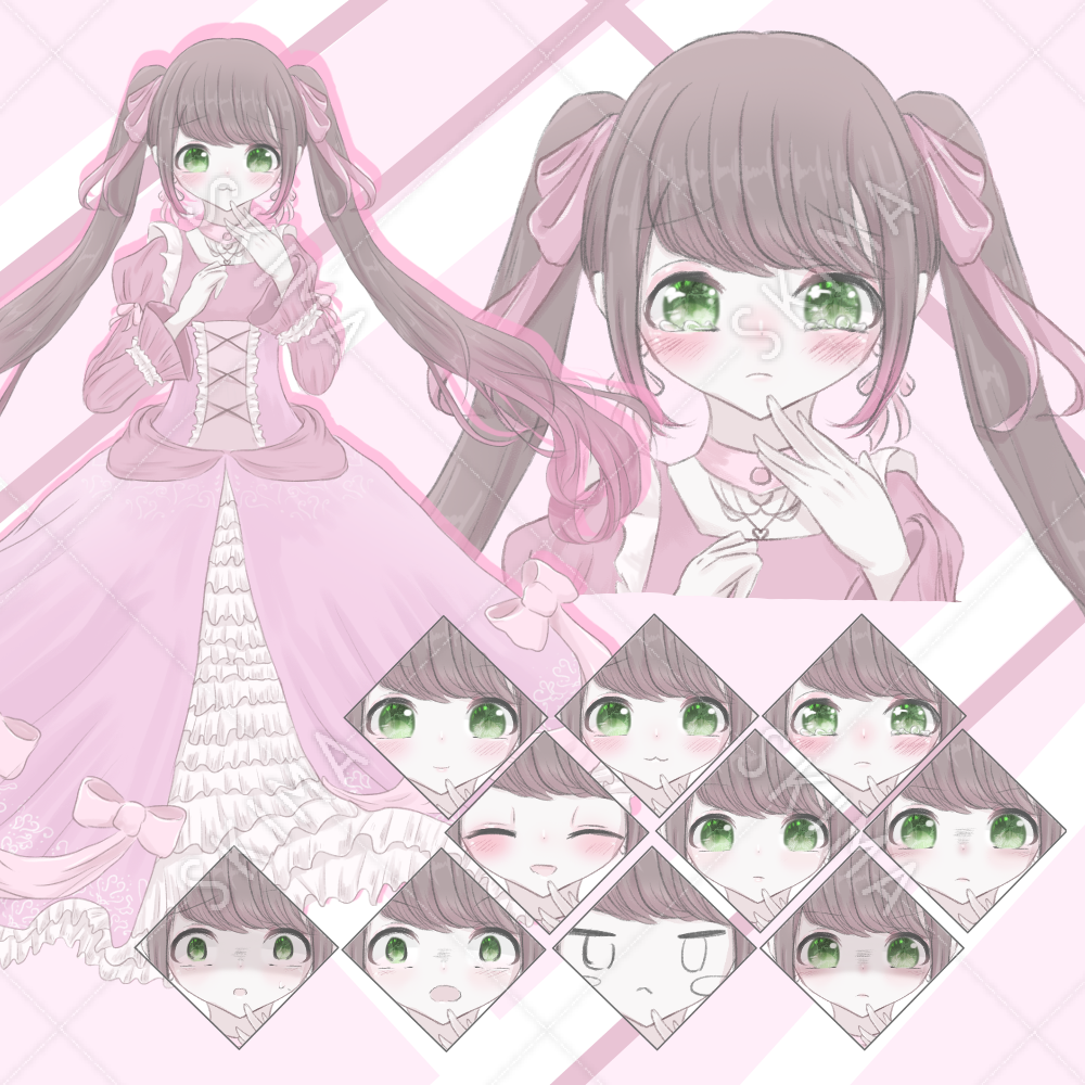 ぶりっこ系悪役令嬢 表情10種 スキマ スキルのオーダーメイドマーケット Skima