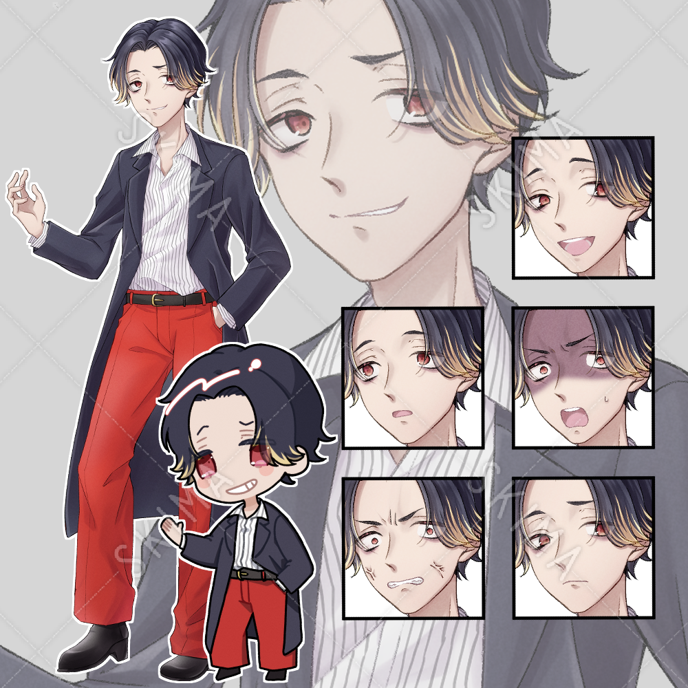 値下げしました 不健康で胡散臭い男 差分6種 Sdキャラ1体 スキマ スキルのオーダーメイドマーケット Skima