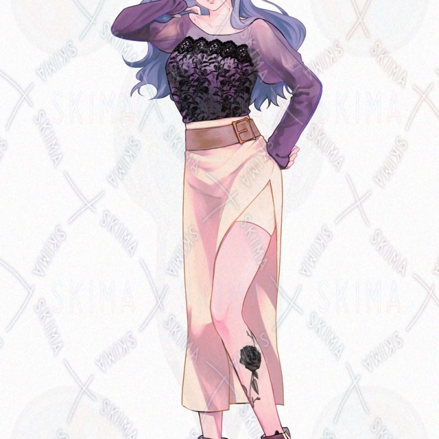 お姉さん私服立ち絵