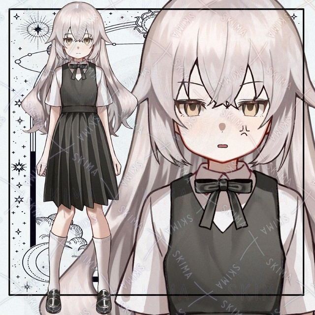 【PNG】表情6種＋夏服冬服差分　Adopt_02