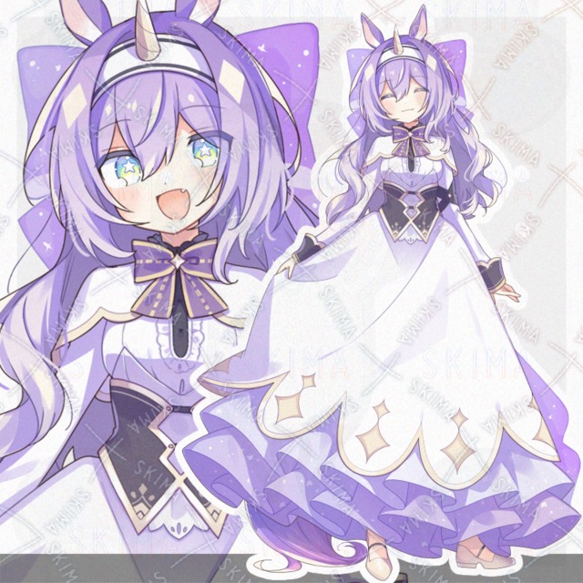 ユニコーンモチーフの女の子
