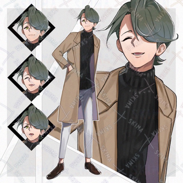 【簡易立ち絵】穏やかな青年