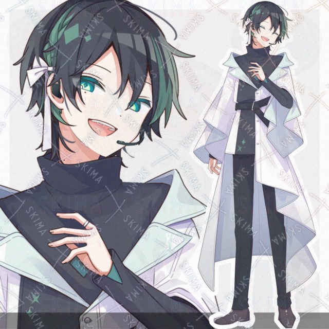 緑メッシュアイドルっぽい男の子