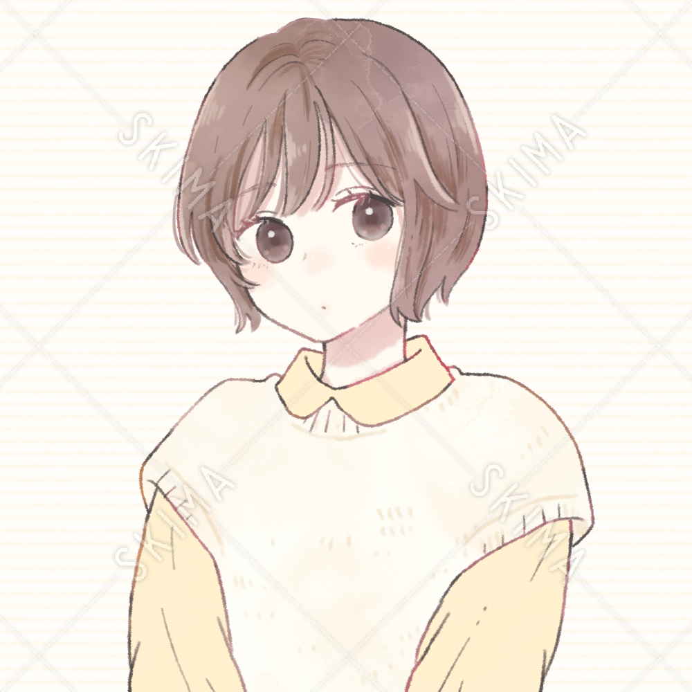 ゆるふわショートヘアの少女アイコン スキマ スキルのオーダーメイドマーケット Skima ゆるふわショートヘアの少女アイコン スキマ スキルのオーダーメイドマーケット Skima